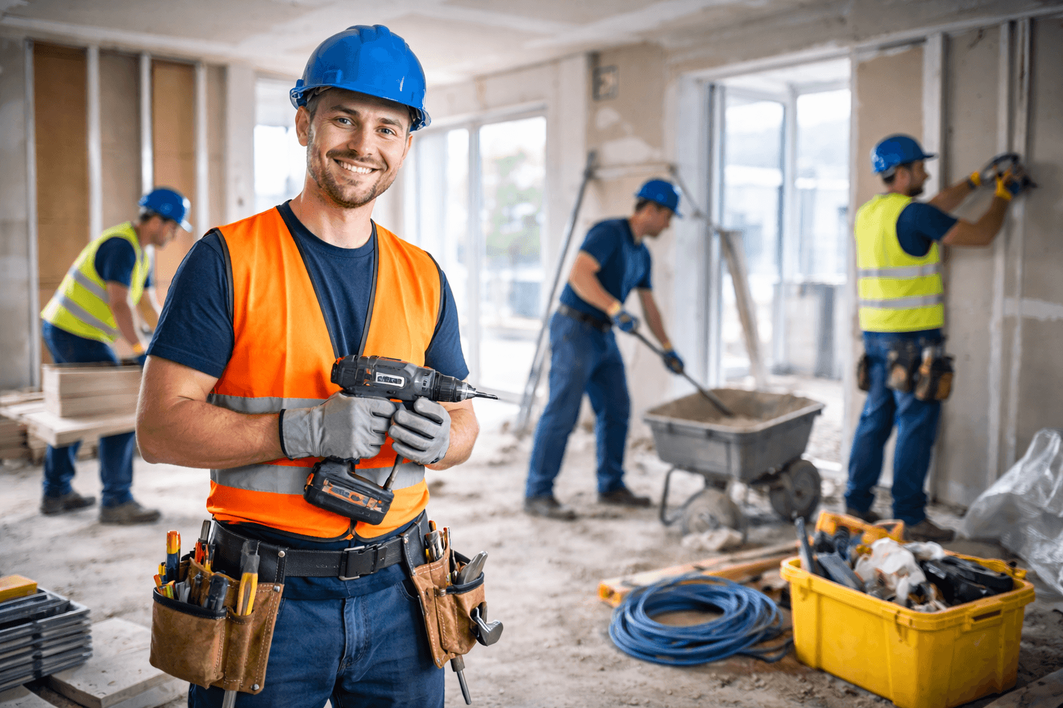 Bauhelfer Tätigkeiten