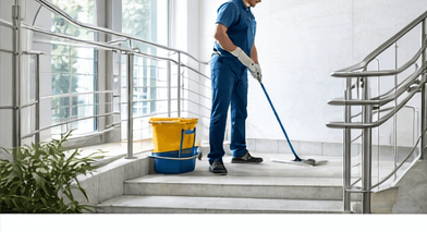 Treppenhausreinigung und Werterhalt